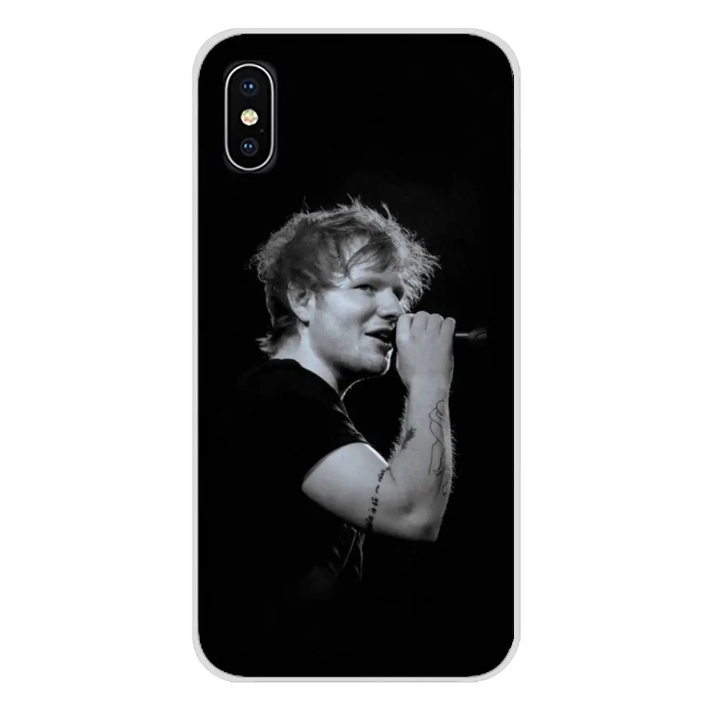 Для Apple iPhone X XR XS MAX 4 4S 5 5S 5C SE 6 6S 7 8 Plus ipod touch Hot Ed Sheeran аксессуары чехлы для