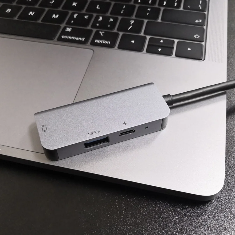 USB C концентратор 9 в 1 USB C адаптер концентратор для Ethernet HDMI концентратор данных/PD Зарядка 3 Usb 3,0 SD/TF кард-ридер/3,5 мм аудио 1 шт