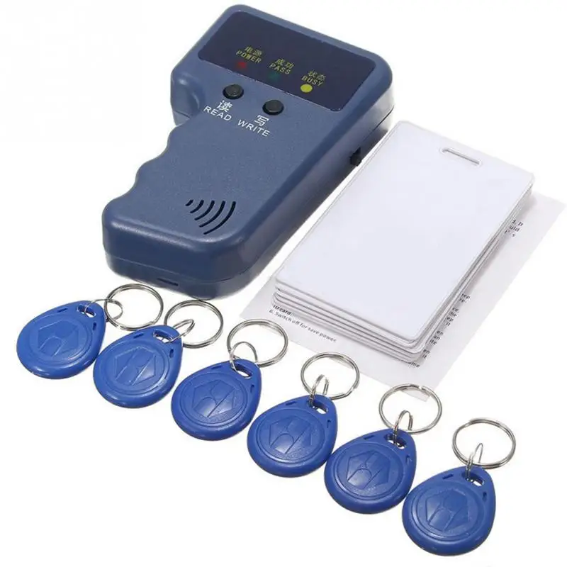 Ручной RFID писатель Дубликатор 125 кГц EM4100 копир Программист RFID считыватель с записываемой ID Брелоки метки карты