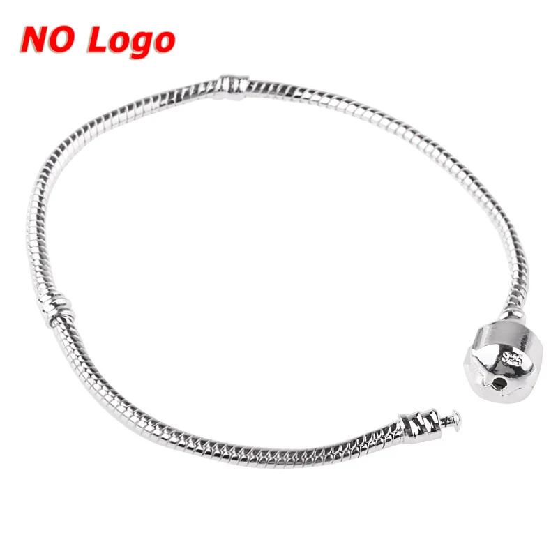 Модный Европейский с серебряным покрытием браслет и цепочка под змеиную кожу