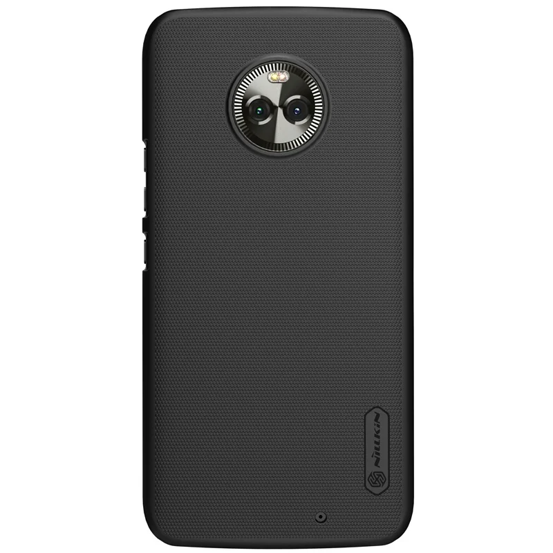 Черный Чехол для MOTO X4, чехол для MOTO X4, чехол Nillkin, суперматовый защитный чехол из поликарбоната для MOTO X4, матовый чехол с защитой экрана - Цвет: Черный