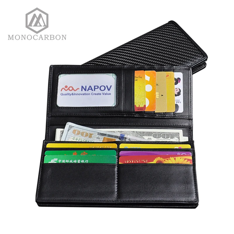 MONOCARBON Мужская и женская сумка из натуральной кожи унисекс длинный дорожный