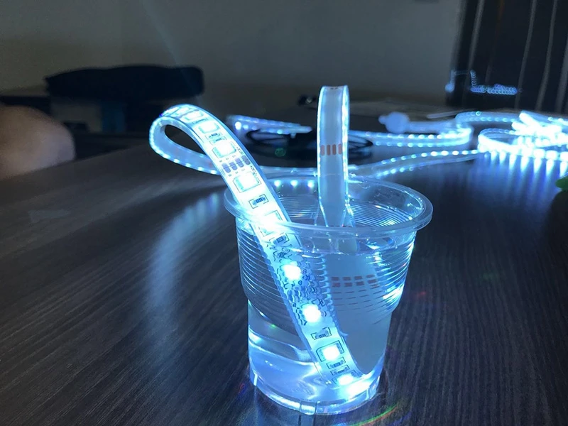 DC12V IP68 водонепроницаемый SMD 5050 60 Светодиодный s/m светодиодный RGB светодиодный светильник для наружного аквариума для бассейна Фонтан декоративное освещение