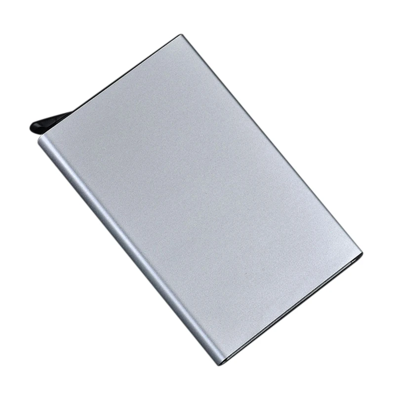 2018 Fashion Unisex Business Card Holder Stainless Steel Men Credit &amp ID Holders Solid Color Metal Case | Багаж и сумки
