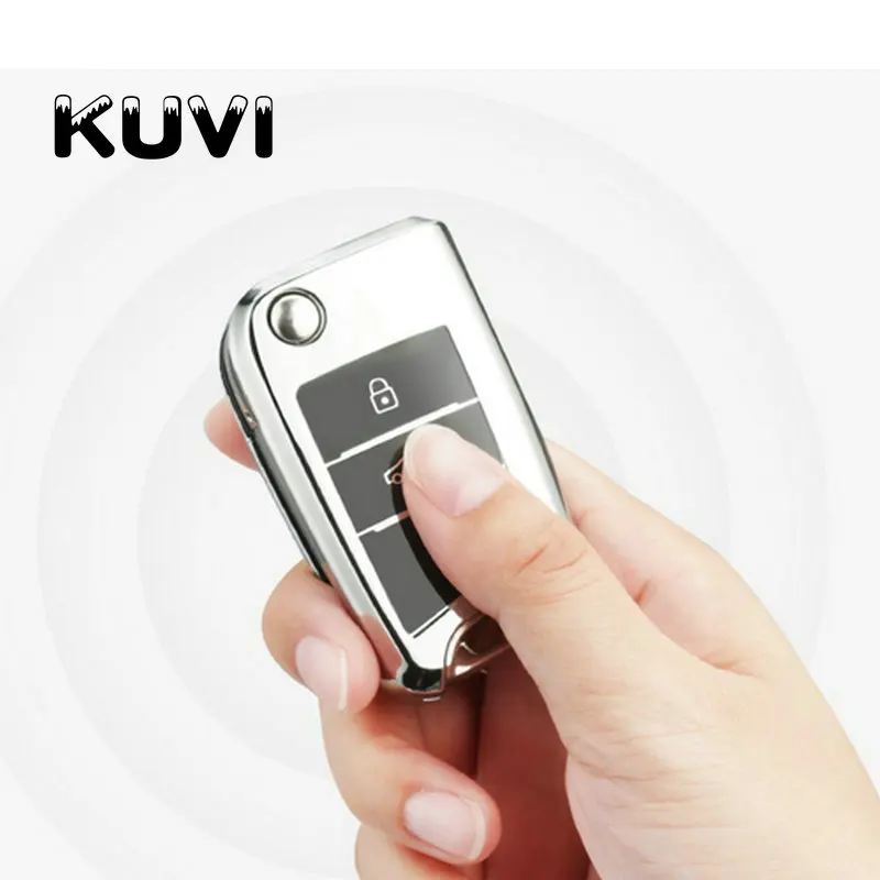 Чехол для ключей брелок для Volkswagen VW Golf 7 GTI R MK7 Tiguan для Skoda Octavia A7 для Seat Leon Ibiza чехол для ключей