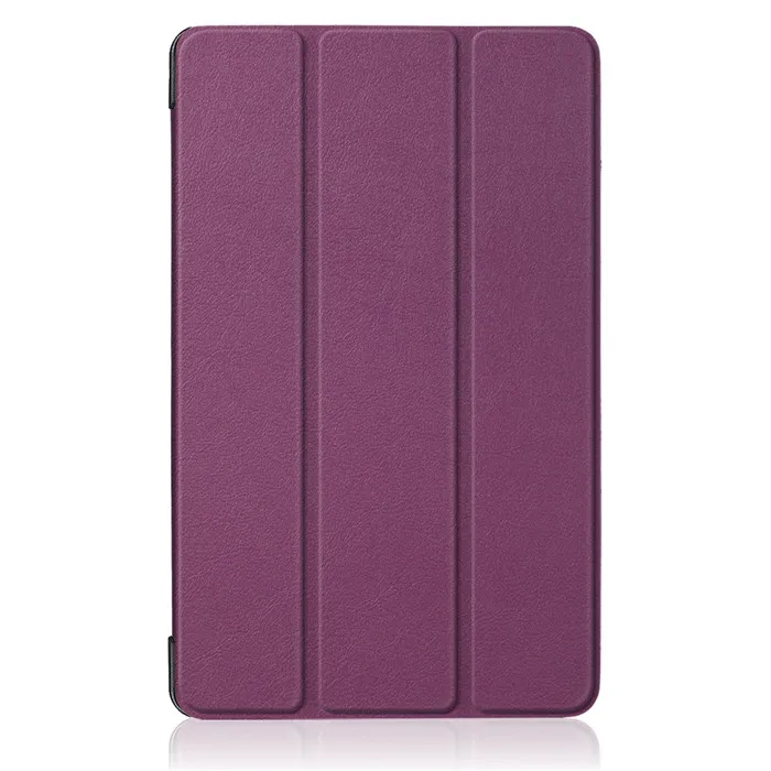 Чехол-подставка из искусственной кожи для Xiao mi pad 4 Plus mi Pad 4 Plus 10,1 дюймов планшет+ 2 шт. Защитная пленка для экрана в подарок - Цвет: Фиолетовый