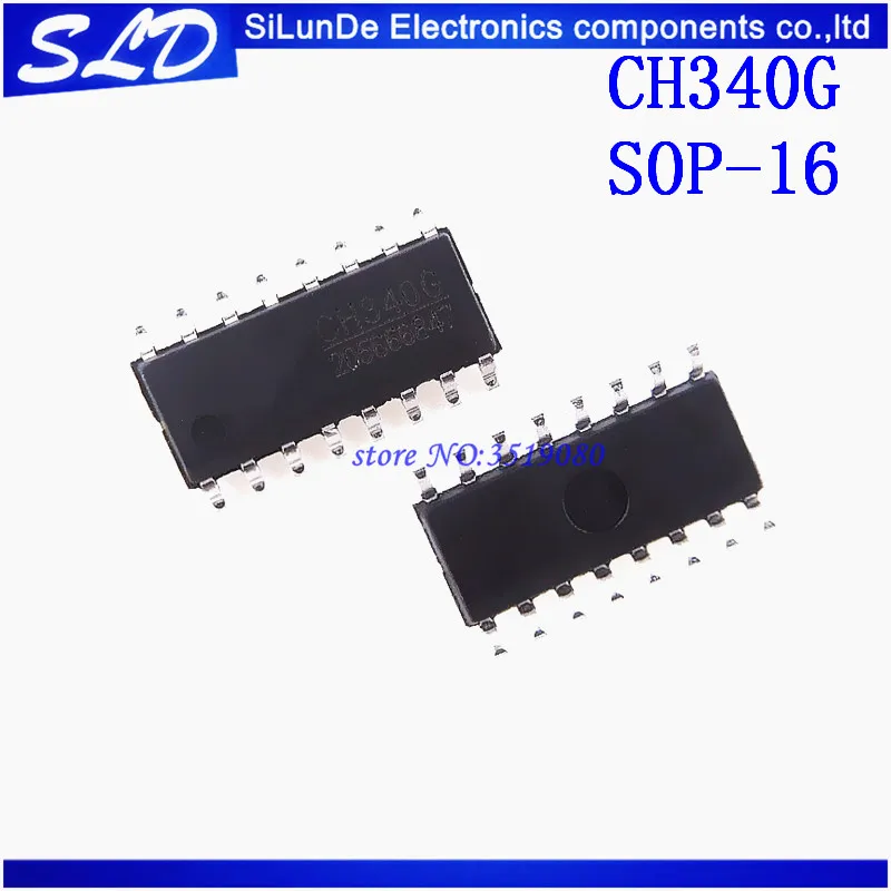 

10pcs/lot CH340G SOP-16 CH340 USB serial interface chip new and original in stock