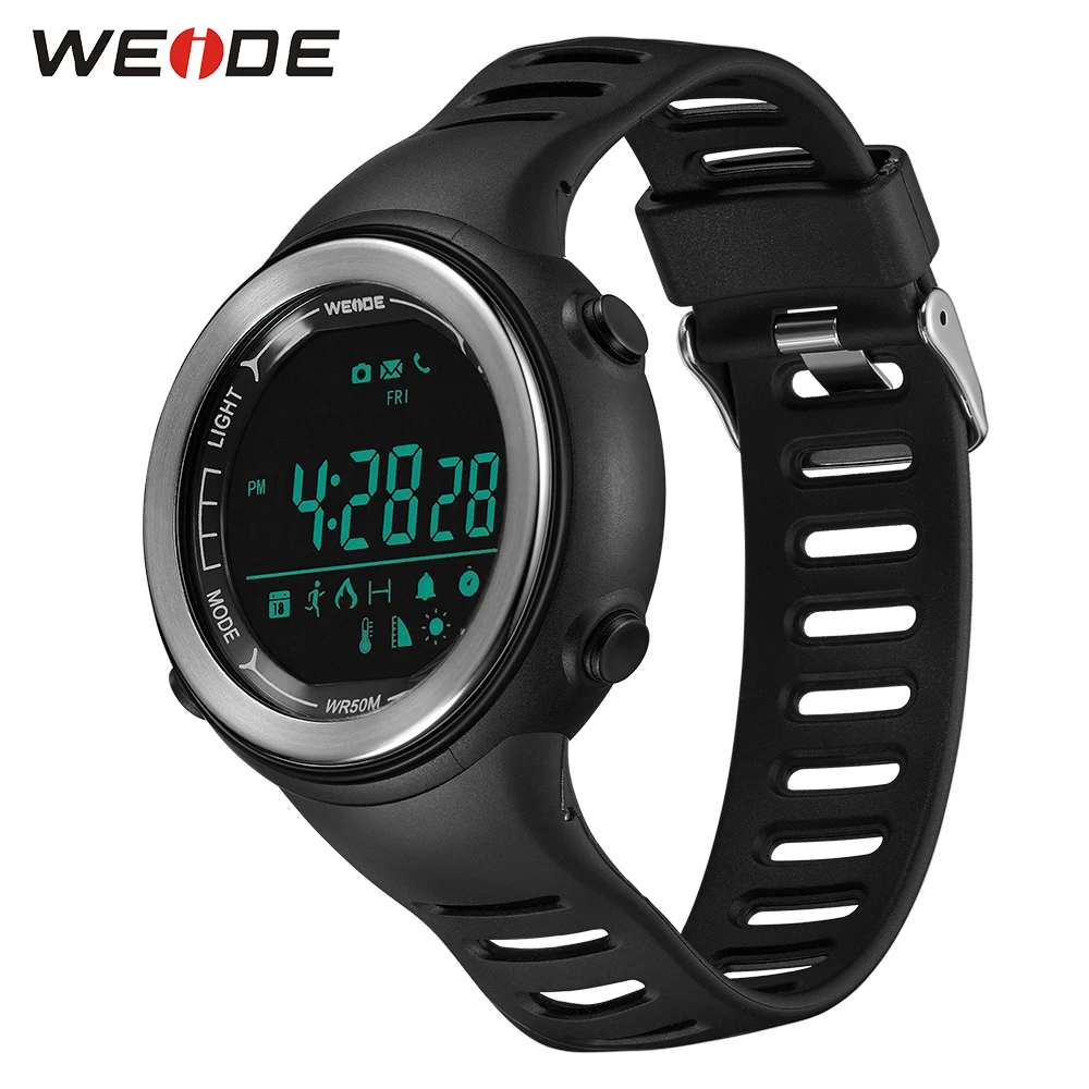 WEIDE спортивные многофункциональные смарт-часы, цифровые устройства, счетчик Bluetooth, Монитор скорости нагрева, электронные устройства для IOS Android
