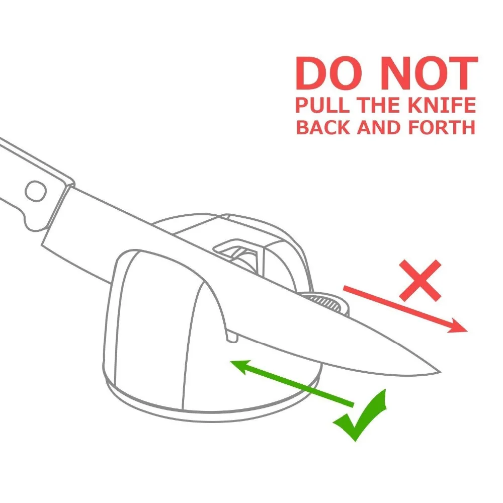 Точилка для карманного ножа мини-фонарик с мощной присоской алмазным и