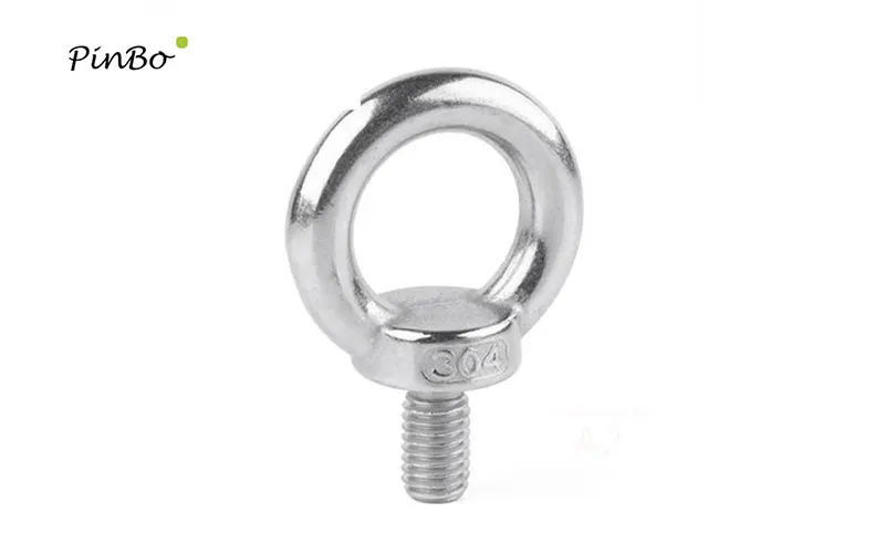 M3 M4 M5* 10 мм 304 A2 из нержавеющей стали, подъемные болты, кольцевые винтовые петли, отверстие для подъема каната