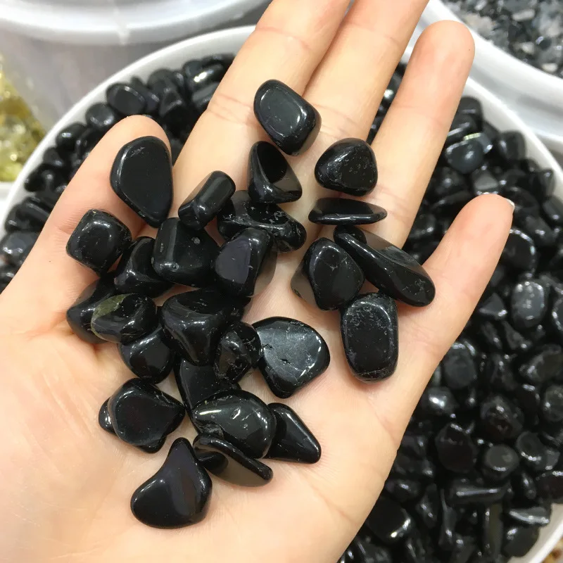 AAA ++ 50 г натуральные черные кварцевые кристаллы из шорла и турмалина натуральных