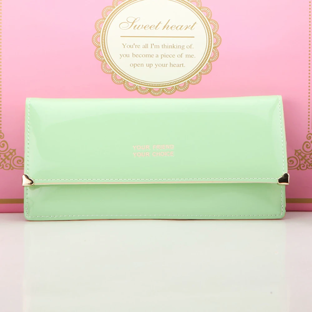 Женский кошелек книжка из искусственной кожи с застежкой|Женские кошельки| |