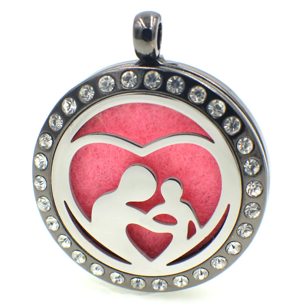 Модный Ароматерапевтический парфюм из нержавеющей стали для мамы и дочки