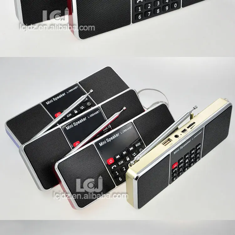 L-288AMBT супер бас стерео звук портативный мини беспроводной BT bluetooth динамик с MP3 музыкальный аудио плеер AM радио и FM радио