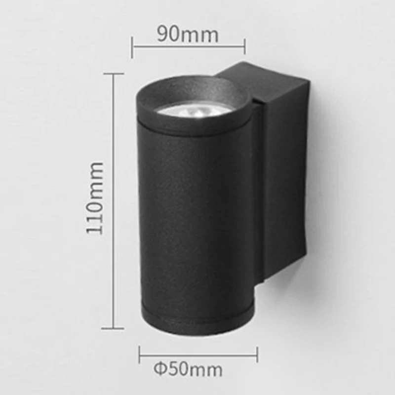 Современный настенный светильник вверх вниз светодиодный бра домашний Декор