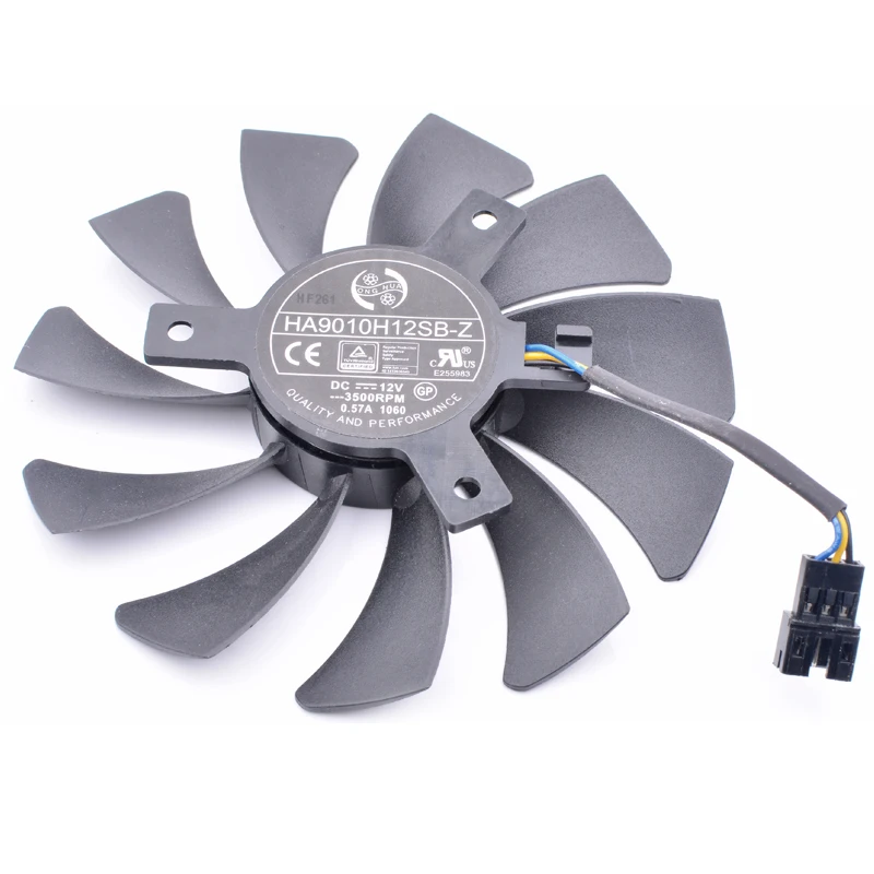 

Абсолютно новый оригинальный телефон MSI GTX960 12 В 0,57a 3500 об/мин отверстие расстояние 40 мм охлаждающий вентилятор для видеокарты