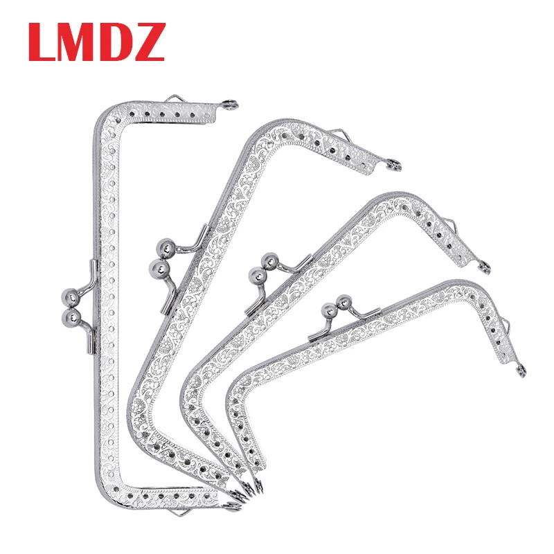 LMDZ 1 шт. кошелек с замком и серебристой металлической застежкой для