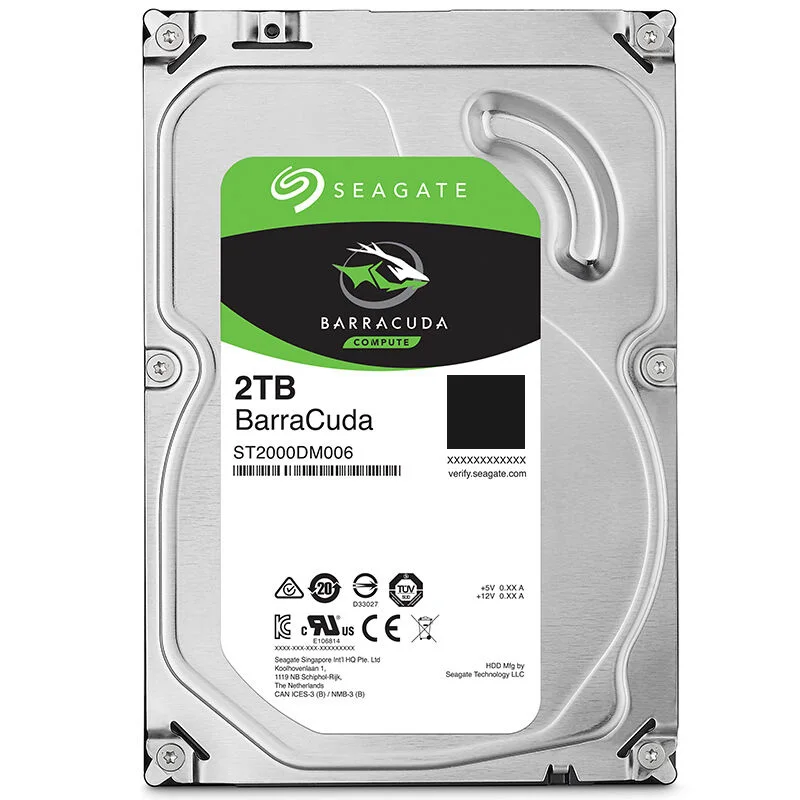 Жесткий диск Seagate BarraCuda оригинальный внутренний HDD 3 5 дюйма для настольных ПК игр