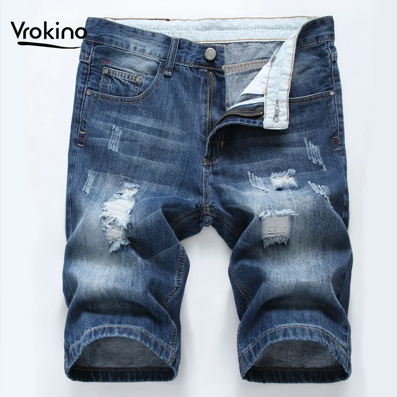 VROKINO Brand2020 летние новые стильные мужские шорты для отдыха модные облегающие