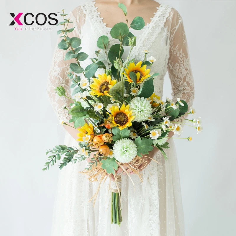 Романтические Свадебные цветы букеты 2019 ручной работы цветок невесты богемный