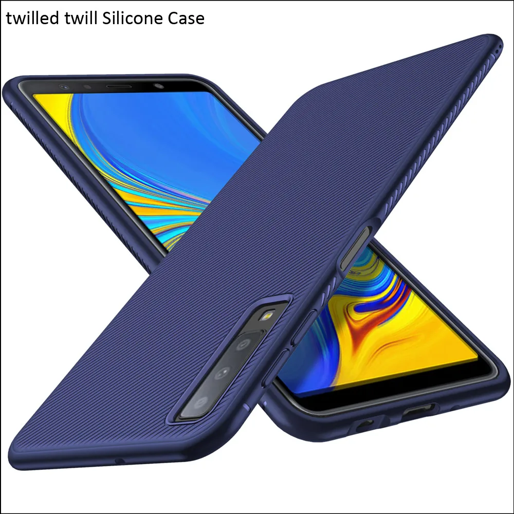 GKK twilled twill чехол для Samsung Galaxy A7 2018 матовый мягкий из ТПУ силиконовый