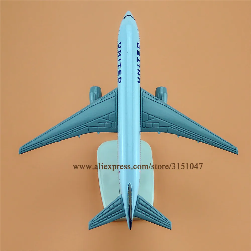 16 см Air Американский Соединенные Boeing 777 B777 Airlines модель самолета сплава металл