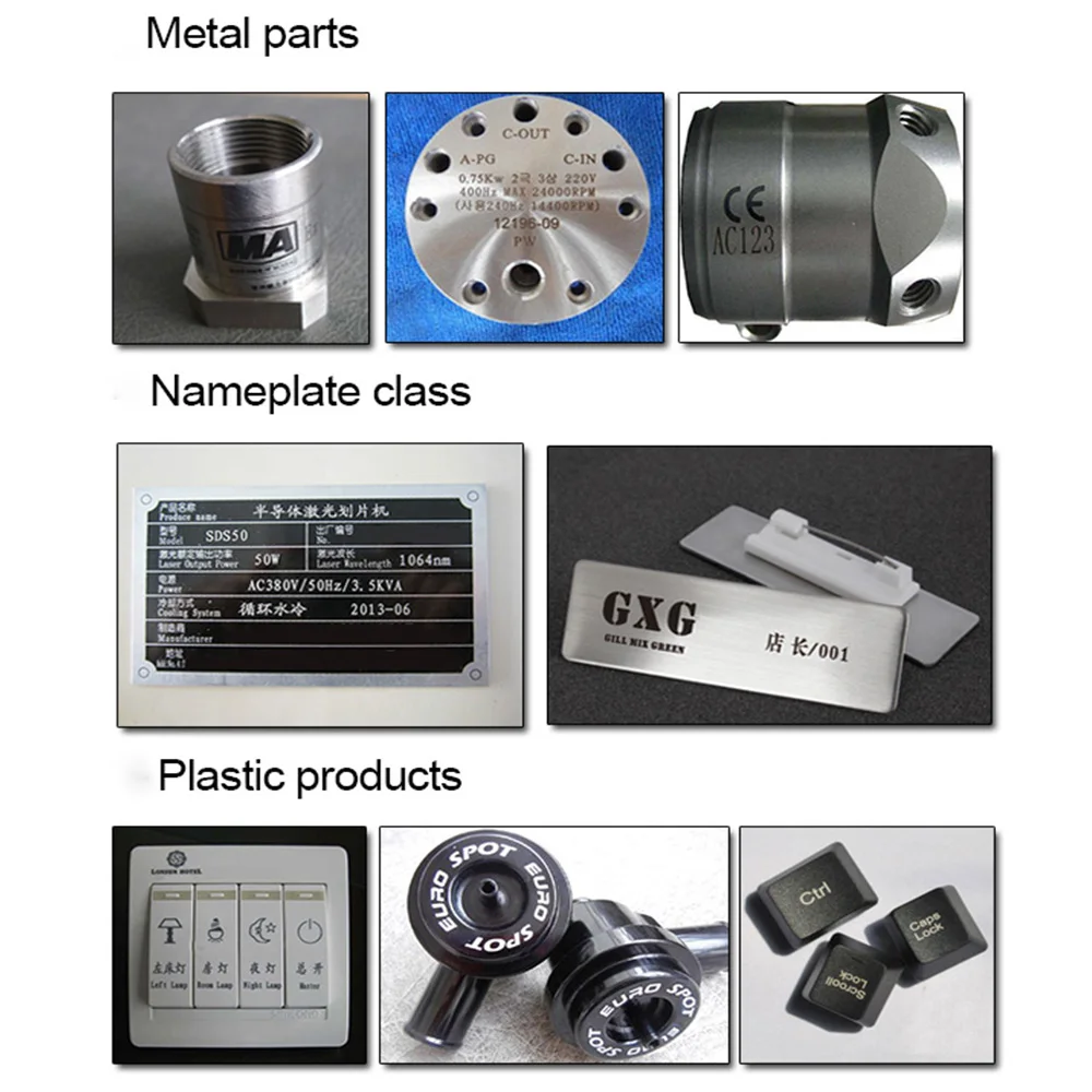 5 Вт УФ лазерная гравировальная машина для медной пластины из сплава|Фрезы по