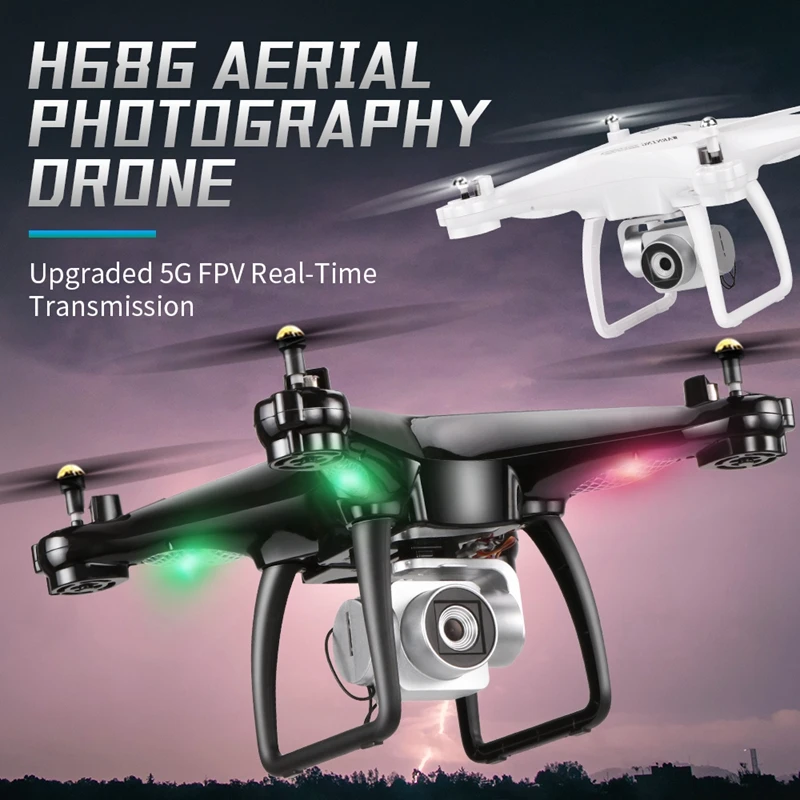 Новейшее обновление JJRC H68G Rc Дрон с широкоугольной камерой 1080P WiFi FPV