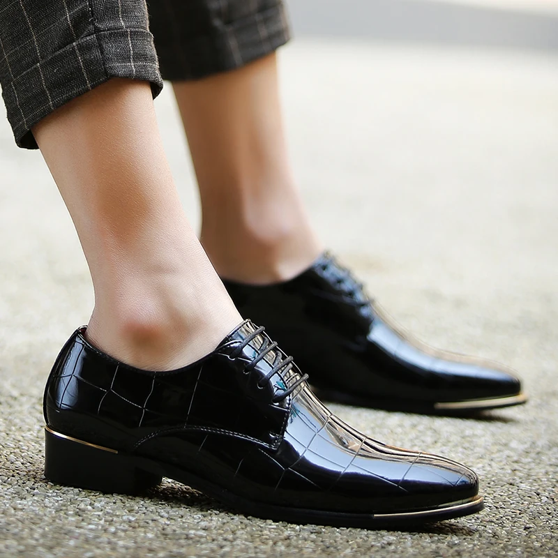 Мужские офисные кожаные туфли мужские классические для свадьбы Вечерние|Туфли| |