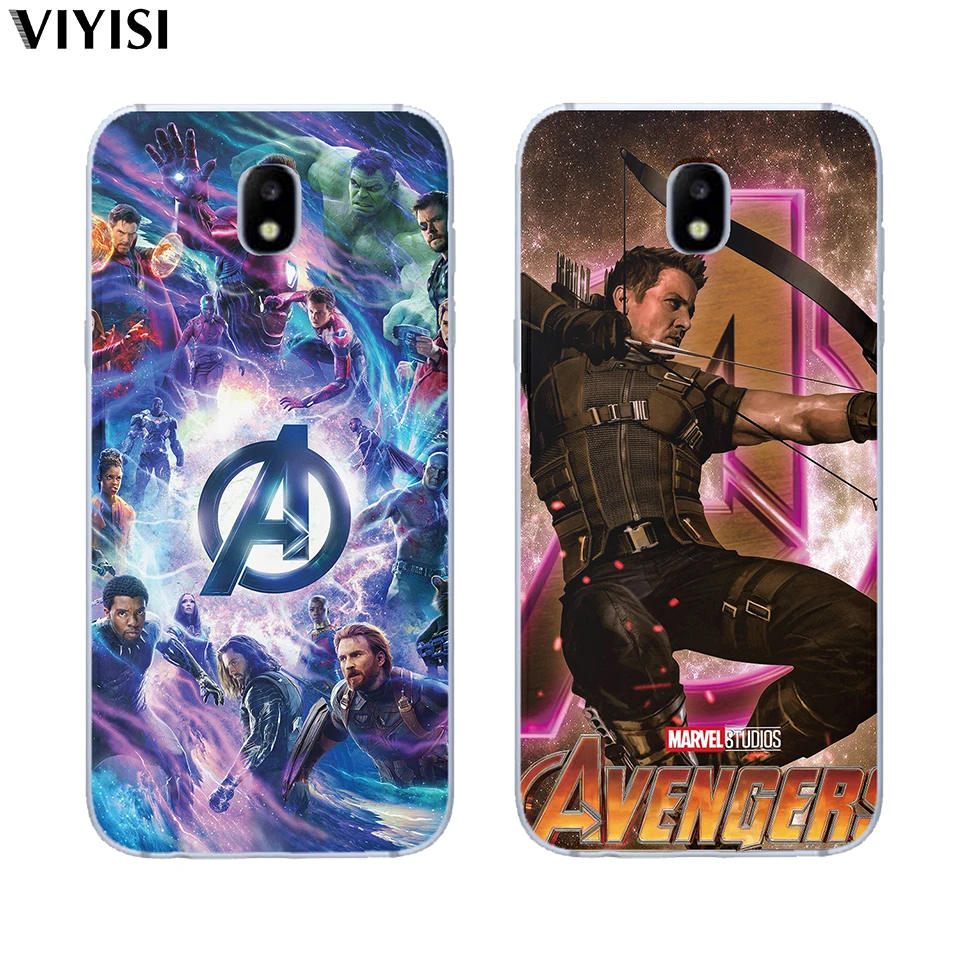 Marvel Phone Case For Samsung Galaxy s8 S9 Plus S6 S7 S10 Lite Note 8 9 Luxury Iron Man Captain America Soft silicone TPU Cover |