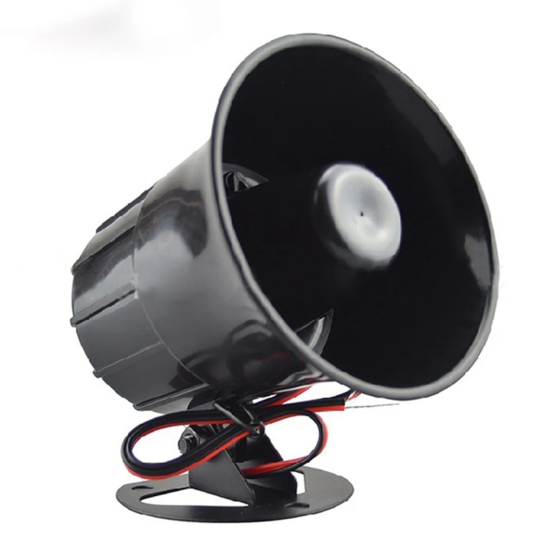 Высокое качество открытый DC 12V проводной громкий сигнал сирены Рог с кронштейном