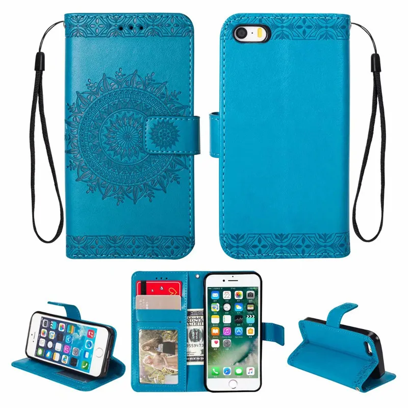 blue Чехол-подставка из искусственной кожи для Iphone X, XR, XS, Max, 8, 7, 6, 6S Plus, 5S, 5, роскошный силиконовый чехол-книжка с отделением для карт - Цвет: blue