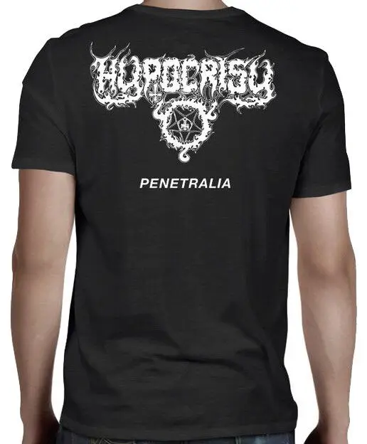 Новинка 2018 г. модная новинка футболка с надписью Penetralia и Death Metal (SML-2XL) топы