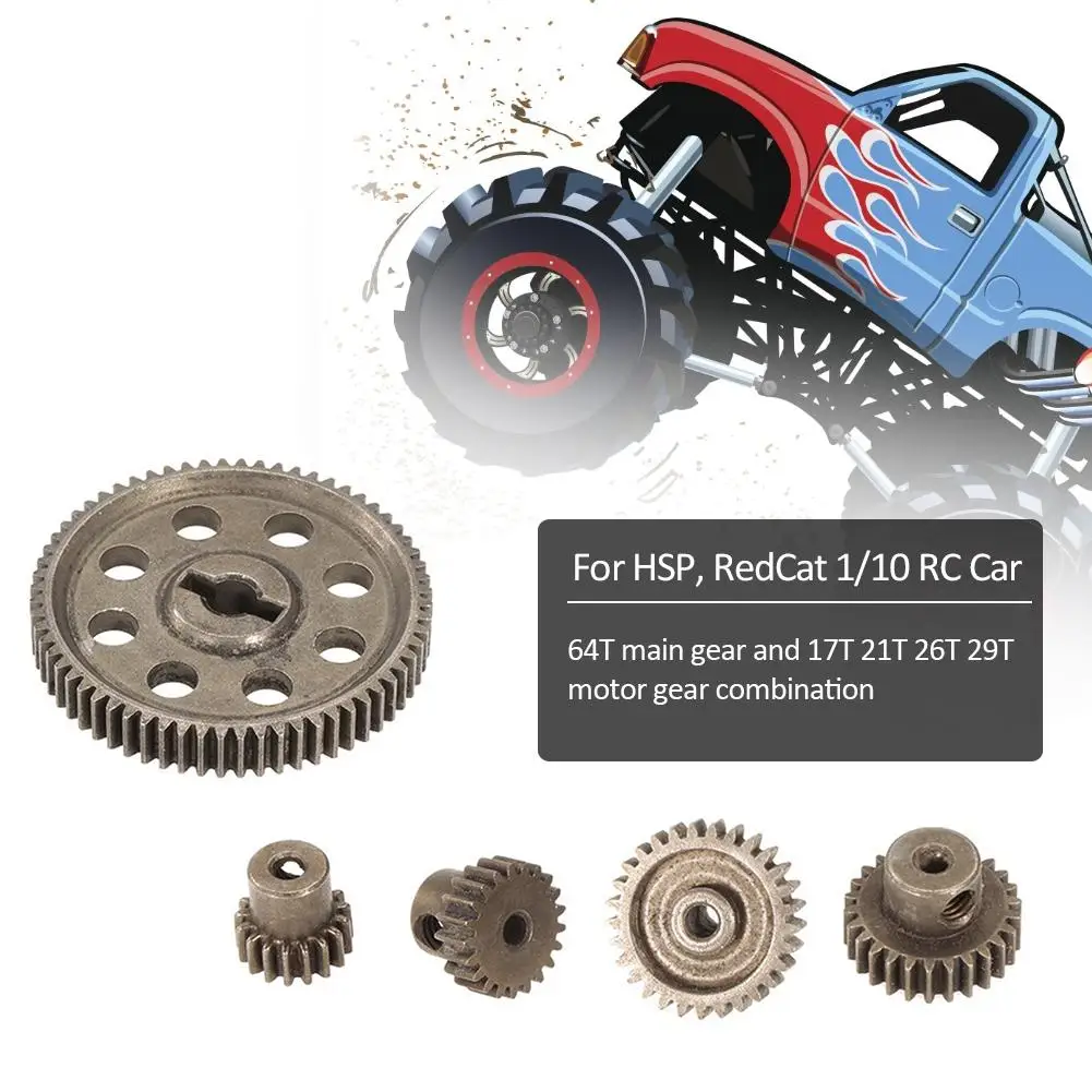 Дифференциальный механизм основная Металлическая Цилиндрическая Шестерня 64 T 17