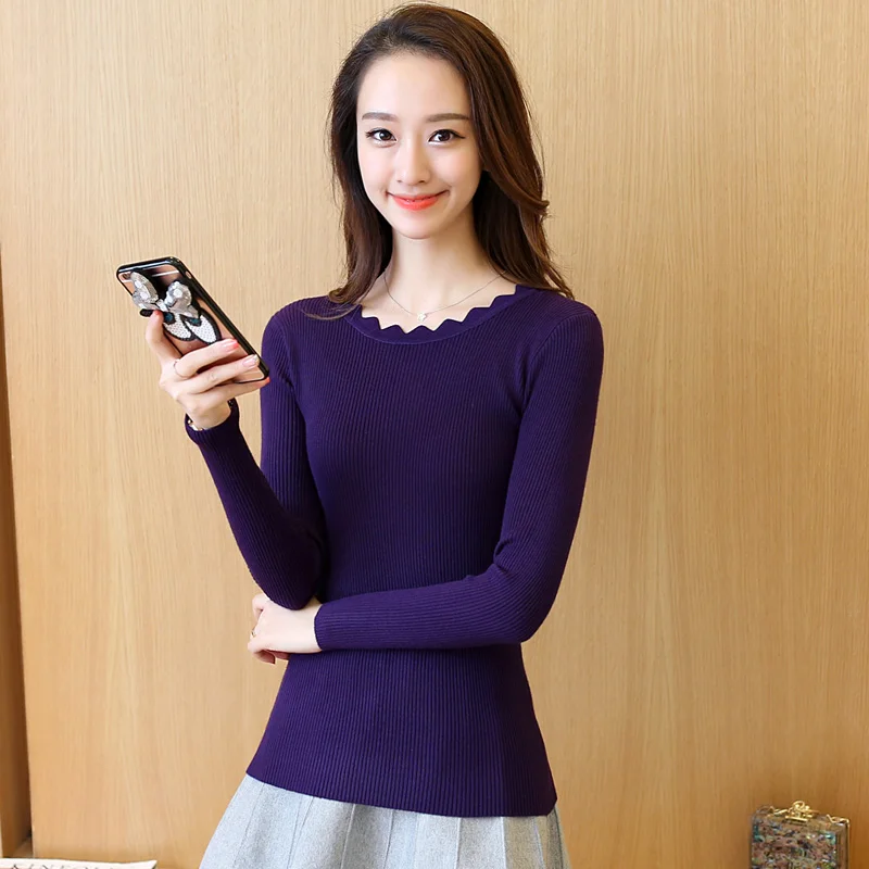 2019 New Spring Autumn Winter Knitted Sweater Coat Women Tricot Sweaters and Pullovers Female Fashion Jumper Pull Femme | Женская одежда