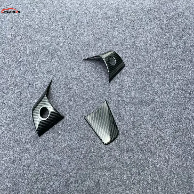 Автомобильные аксессуары Стайлинг для Tesla Model 3 2017 2019 хром углеродное волокно