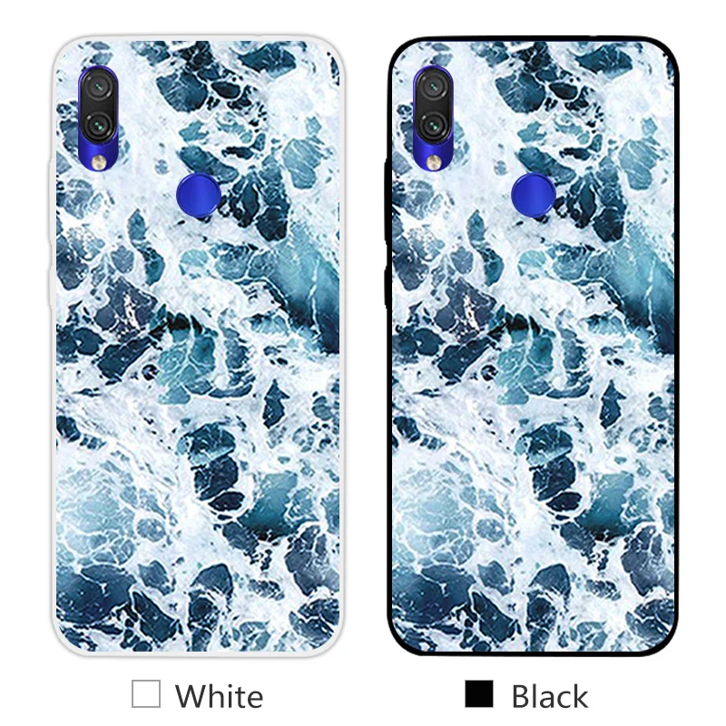36 Для Xiaomi Redmi Note 7 TPU прозрачный силиконовый ультра тонкий чехол Дизайн Улыбка телефонные чехлы для Redmi Note 7 задняя матовая крышка - Цвет: 36