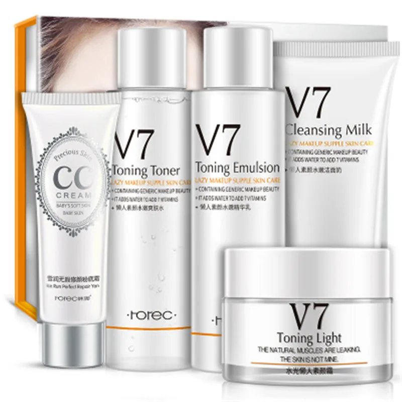 

Horec V7 Face Lazy Skin Moisturizing Facial Set Skin Care Set