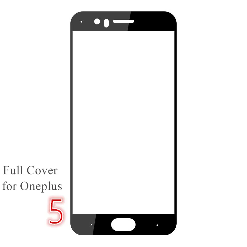 GXE полное покрытие переднее закаленное стекло для Oneplus 5 3 3T защита экрана + 3D