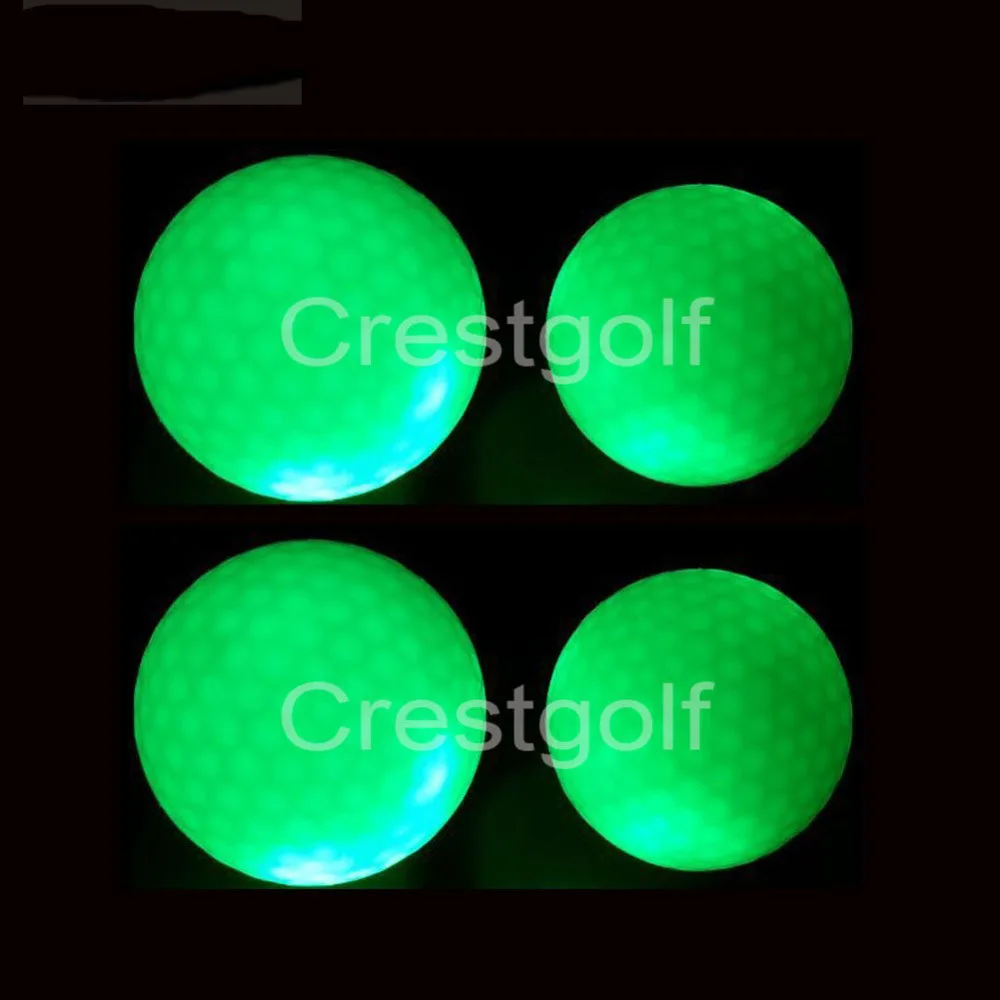 CRESTGOLF 4 шт./упак. Hi Q USGA светодиодные мячи для гольфа ночных тренировок роскошные по