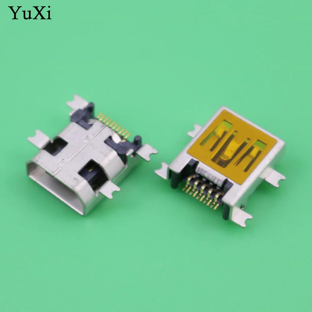 YuXi 10 шт./лот мини Pin USB гнездовой разъем с установкой peg | Мобильные телефоны и