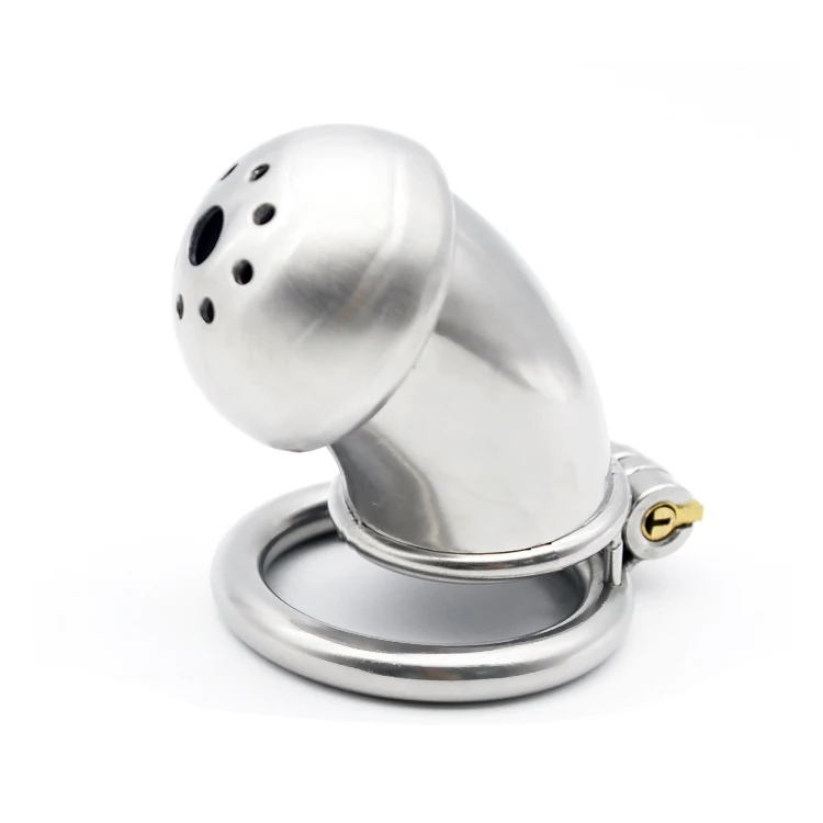 Happygo нержавеющая сталь Stealth Lock мужское устройство целомудрия клетка на член замок