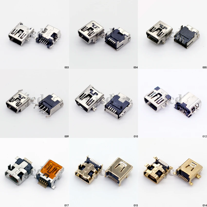9 моделей мини-разъем USB Тип B 5 Pin 10pin 8PIN SMT/DIP гнездо Jack 2 0 V3 порт | Мобильные телефоны