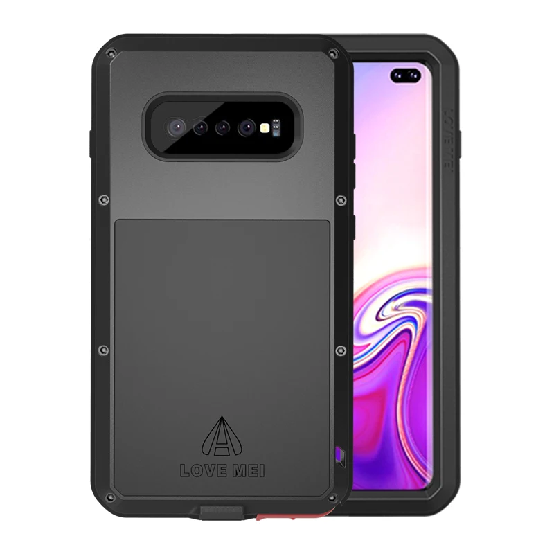 

For Samsung Galaxy S10 Plus Case S10+ Metal Armor Case For Samsung S10E Shockproof Rugged Full Body Cover For Galaxy S10 Case