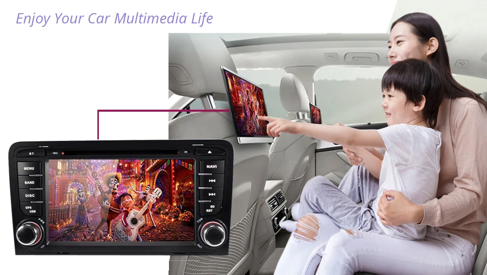 Платформа Android автомобильный радиоприемник 2 Дина DVD плейер gps радио мультимедиа для Audi A3 8P S3 RS3 2003 2004 2005 2006 2007 2008 2009 2010 2011