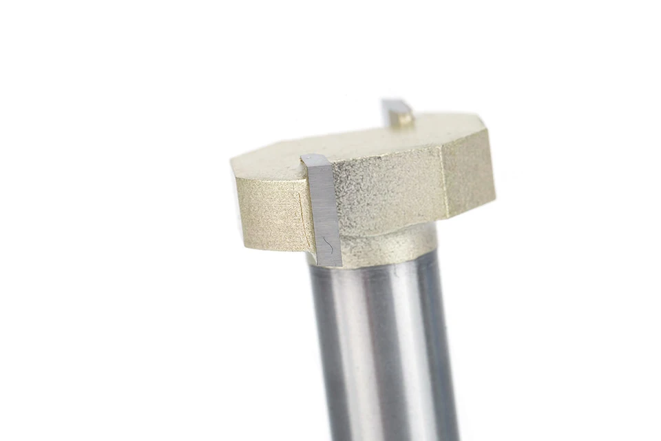 HUHAO 1pcs 1/2" Shank T type slotting cutter woodworking tool 2 Flute router bits for wood Rabbeting Bit endmill milling cutter