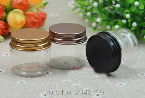 Банка пластиковая прозрачная для крема ухода за кожей 50 шт./Лот 20 г мл | Красота и