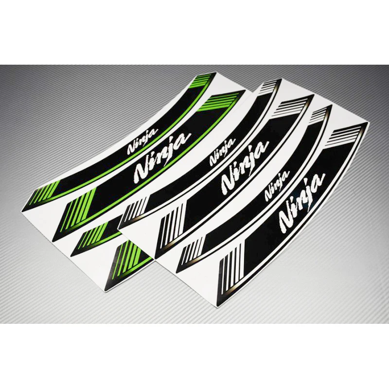 Для KAWASAKI NINJA 250 300 400 600 650 1000 все высокое качество мотоцикл край внешний обод полосы