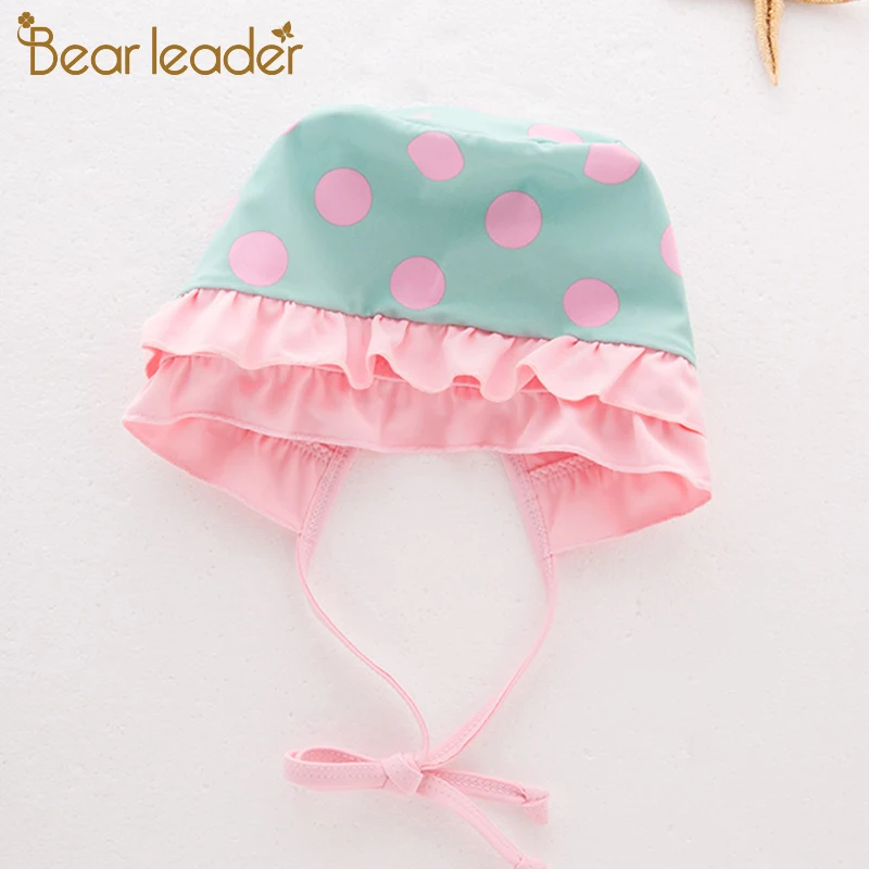 Bear Leader/купальный костюм для девочек 2019 г. Летний милый детский купальный из двух