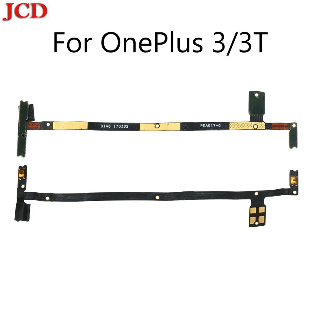 JCD Боковая кнопка питания Кнопка громкости гибкий кабель Замена для OnePlus 1 One 2 3 3T